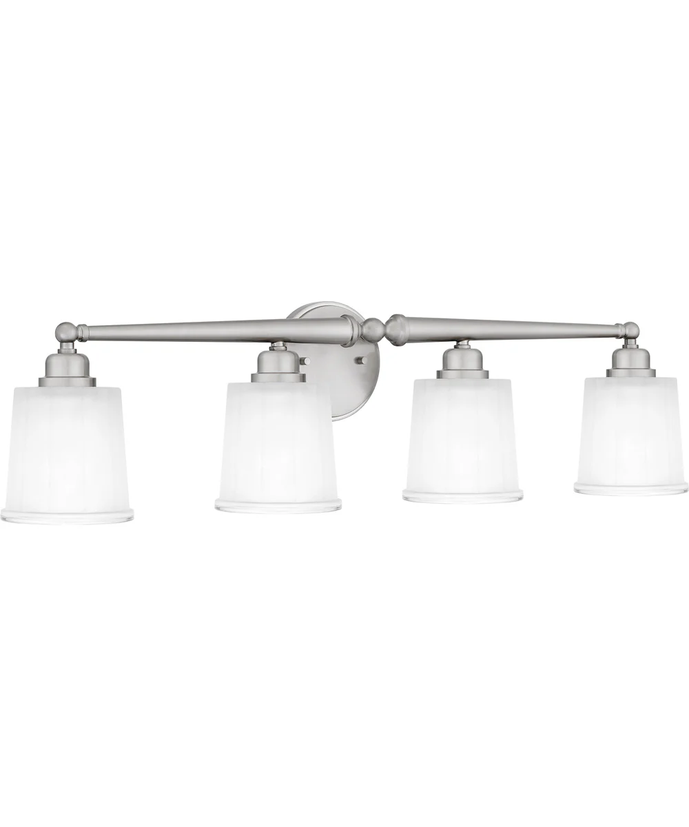 Cecilia Extra Large 4-light Bath Light Brushed Nickel - Image 3