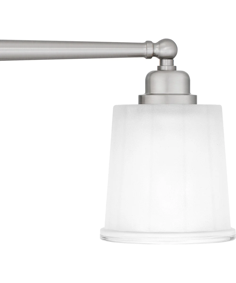 Cecilia Extra Large 4-light Bath Light Brushed Nickel - Image 5