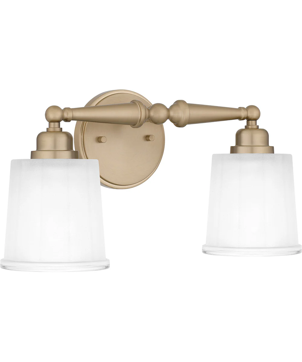 Cecilia Medium 2-light Bath Light Bronze Gold - Image 3