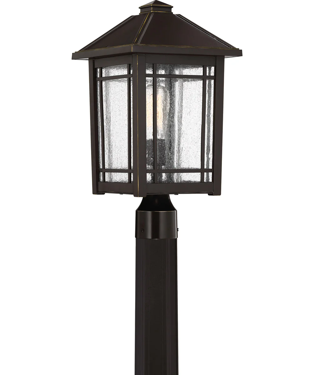 Cedar Point Large 1-light Outdoor Post Light Palladian Bronze - Image 2