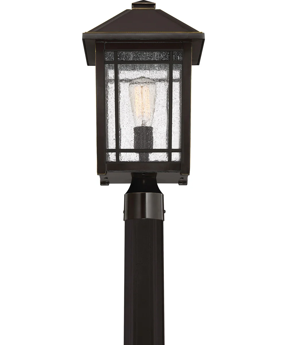 Cedar Point Large 1-light Outdoor Post Light Palladian Bronze - Image 6