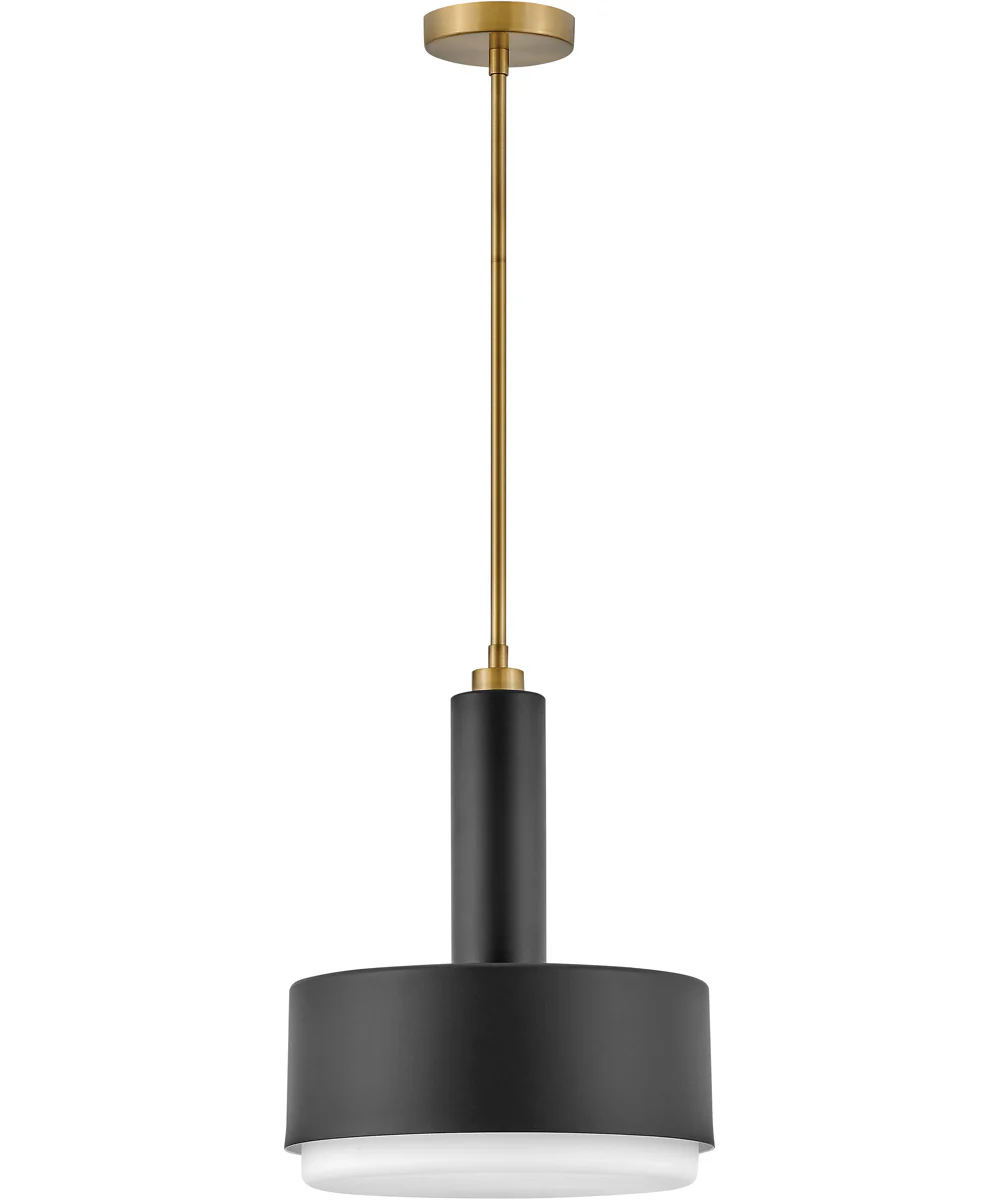 Cedric 2-Light Medium Pendant in Black
