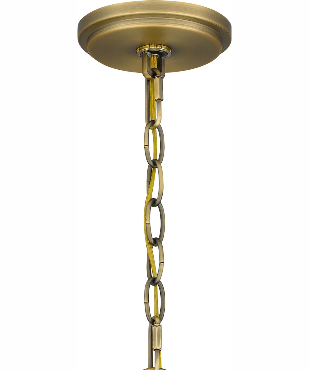 Celadon 5-light Chandelier Aged Brass - Image 6