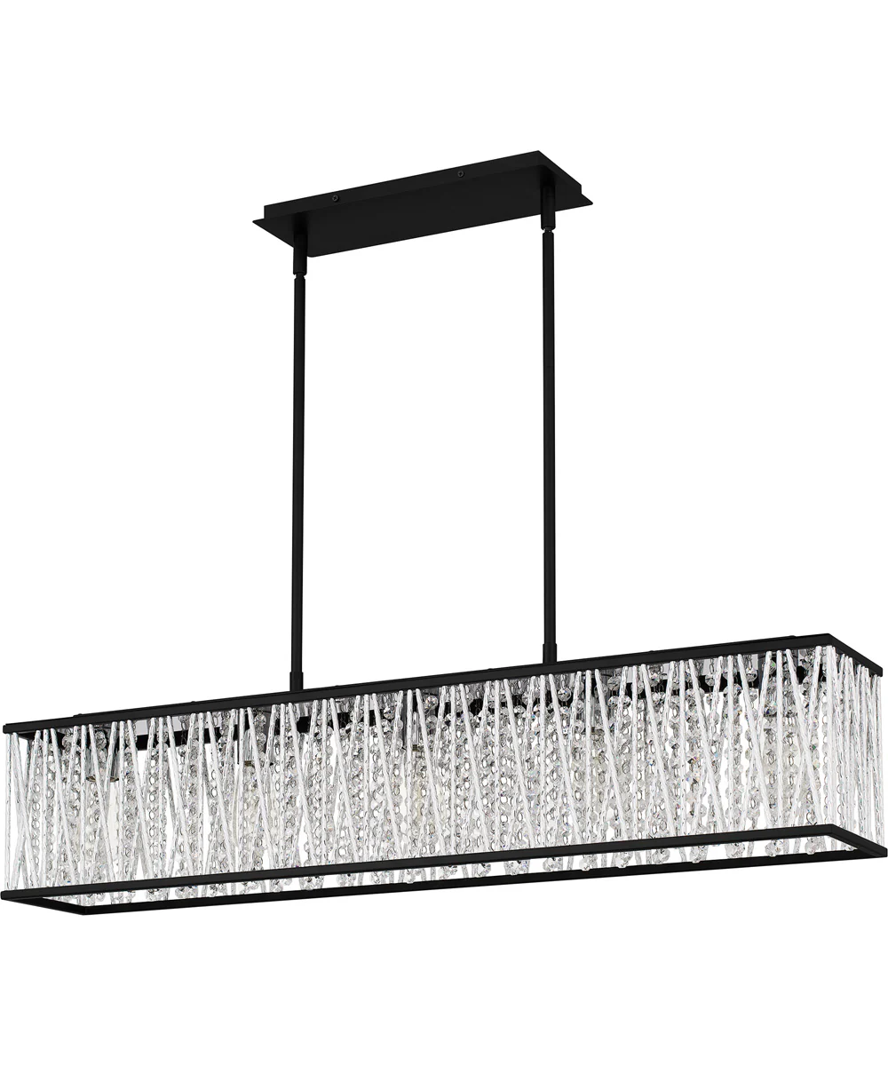 Celeste Medium 5-light Island Light Matte Black - Image 2
