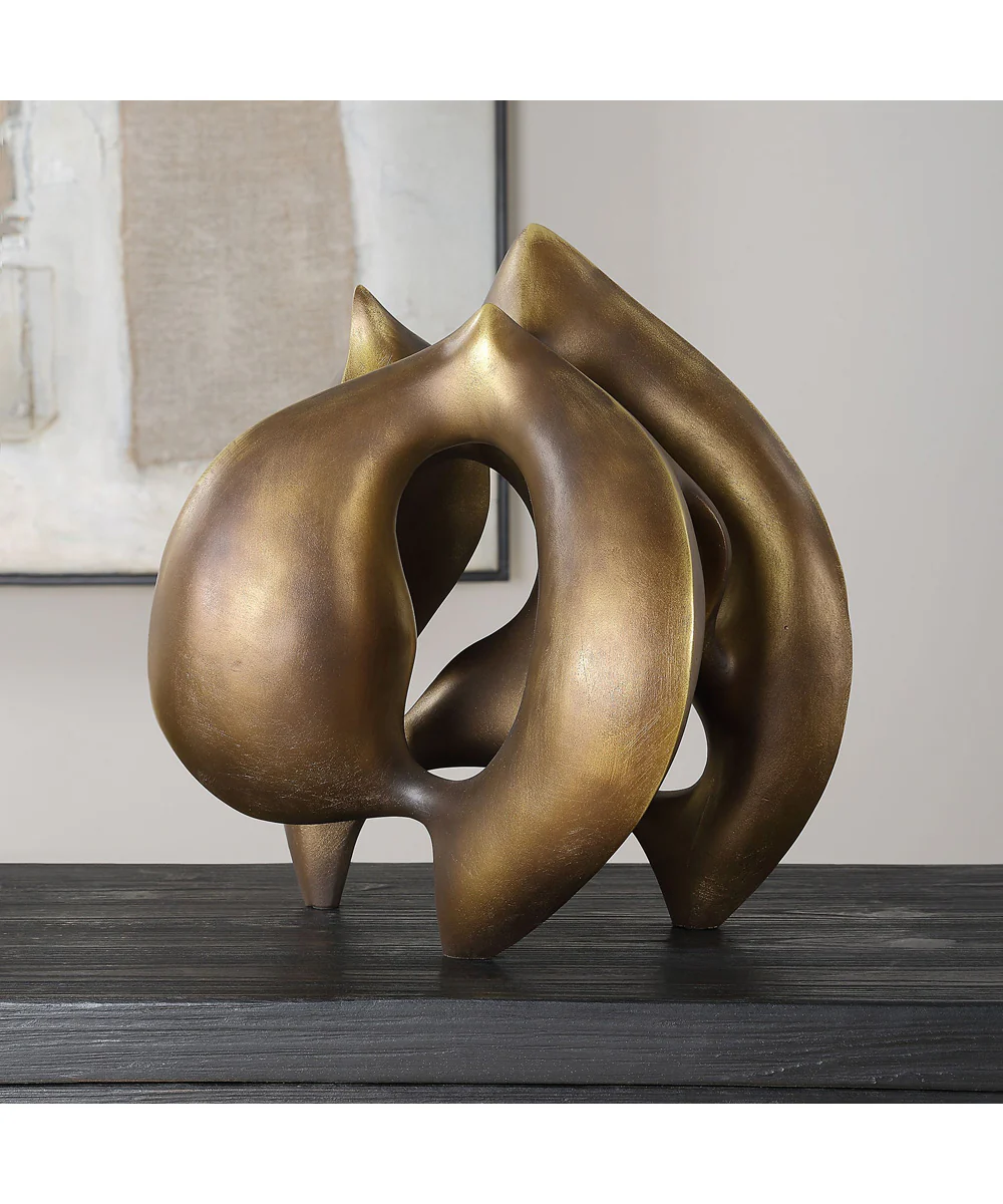 Celestial Flow Bronze Sculpture - Image 3