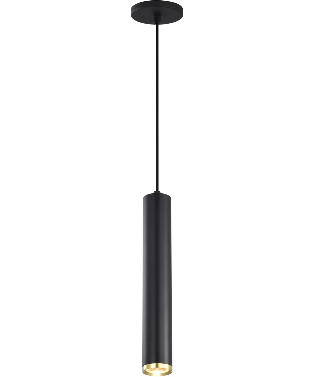 Century  Pendant Matte Black / Brushed Brass - Image 6