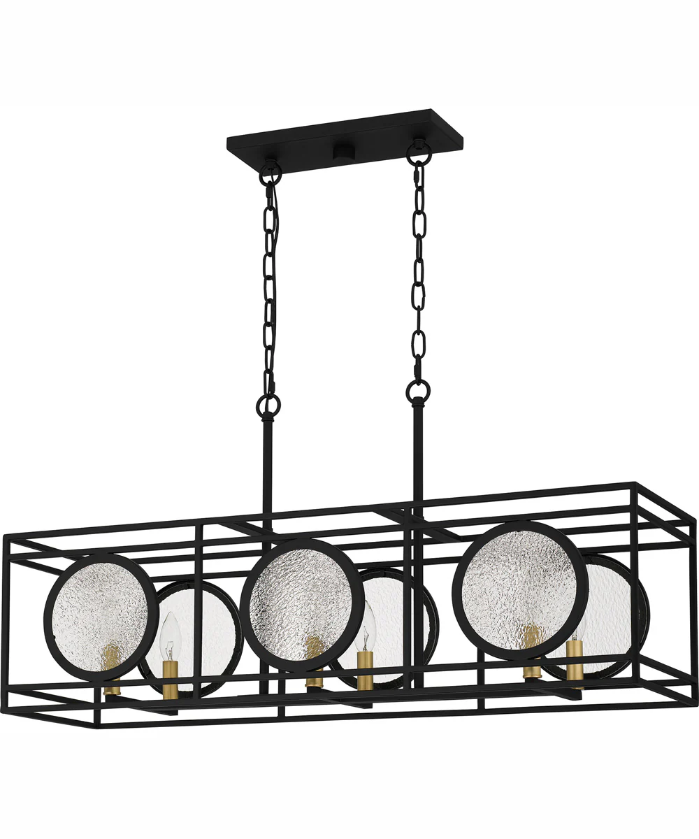 Chalamont Medium 6-light Island Light Earth Black - Image 3