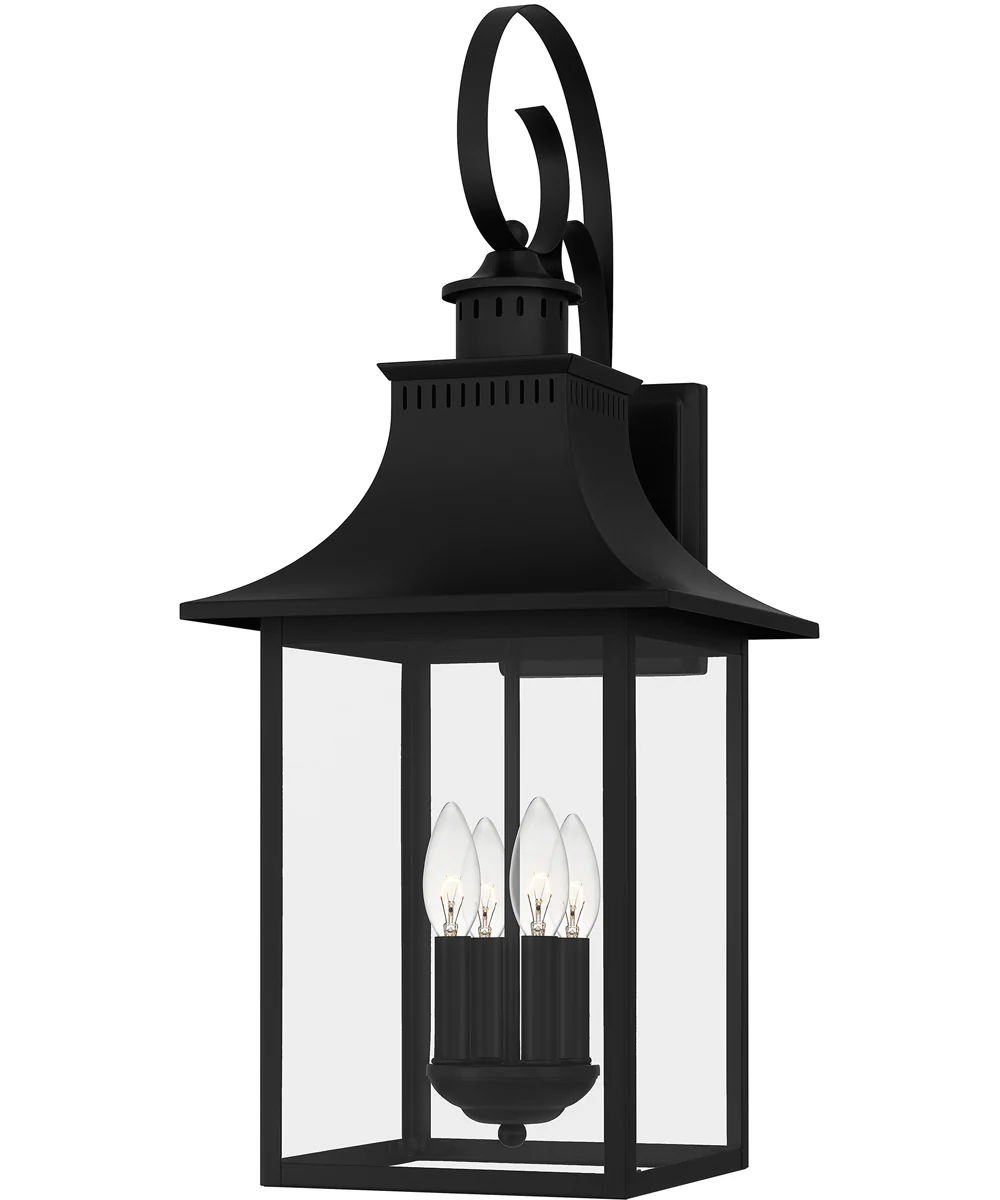 Chancellor Extra Large 4-light Outdoor Wall Light Mystic Black - Image 2