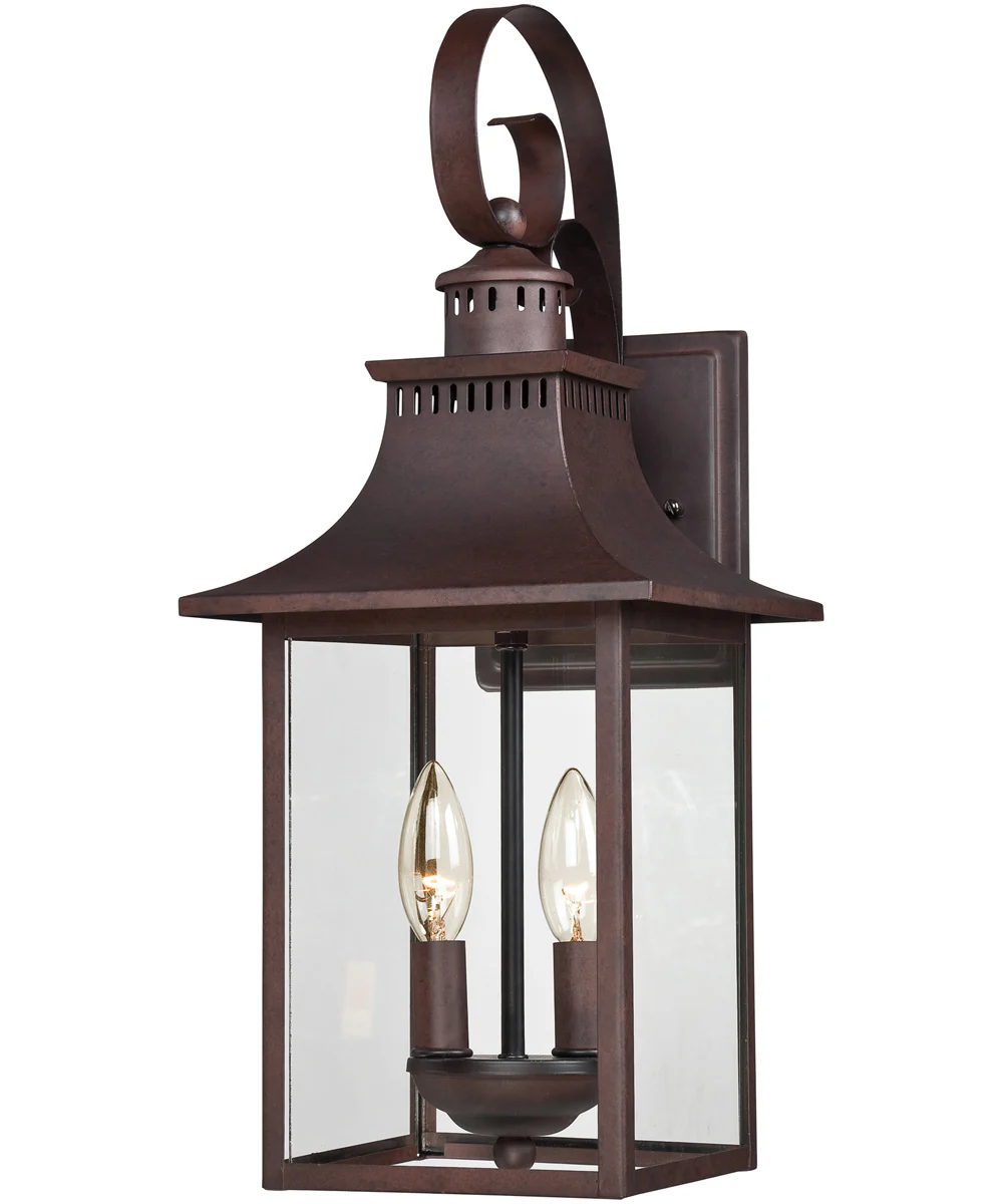 Chancellor Medium 2-light Outdoor Wall Light Copper Bronze - Image 2
