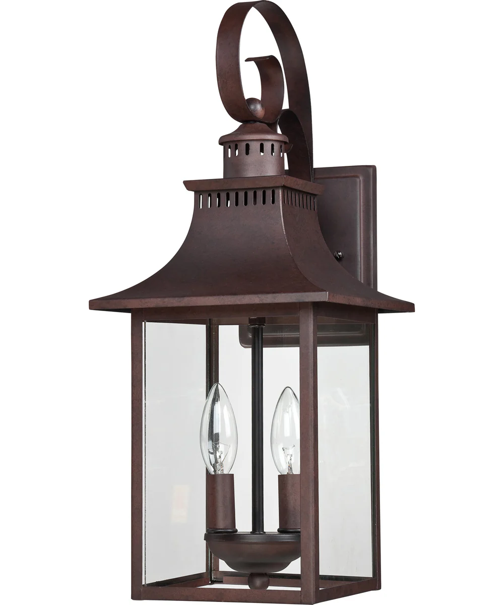 Chancellor Medium 2-light Outdoor Wall Light Copper Bronze - Image 3