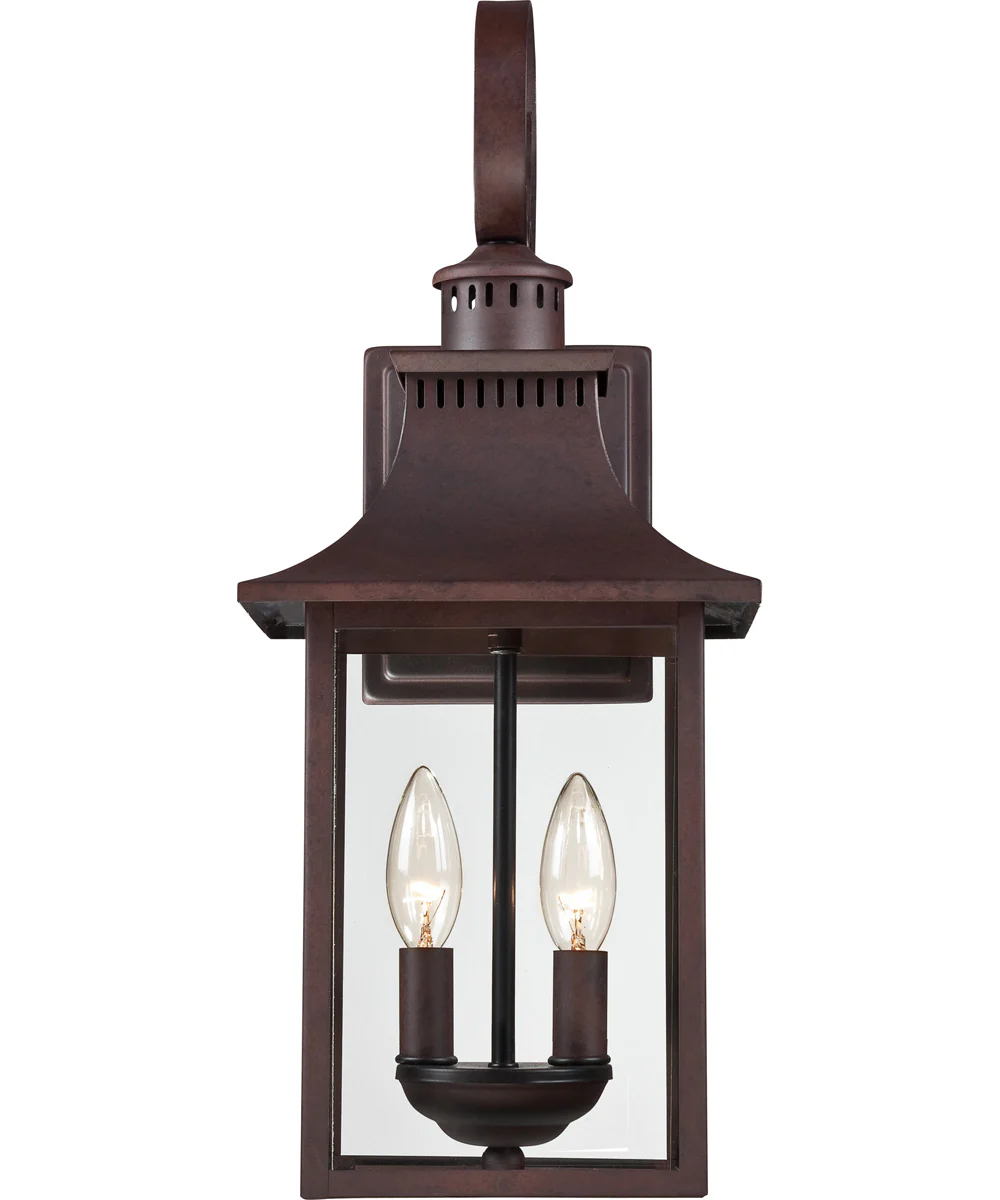 Chancellor Medium 2-light Outdoor Wall Light Copper Bronze - Image 4