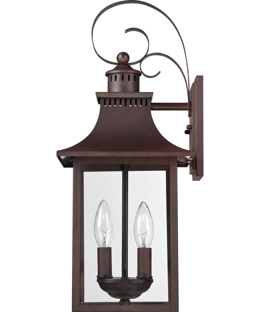 Chancellor Medium 2-light Outdoor Wall Light Copper Bronze - Image 5