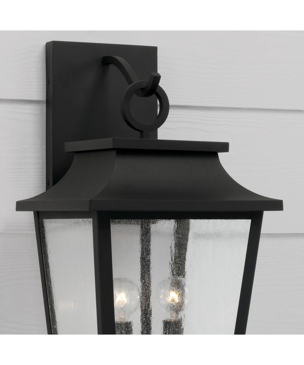 Chandler 2-Light Outdoor Wall-Lantern Black - Image 5