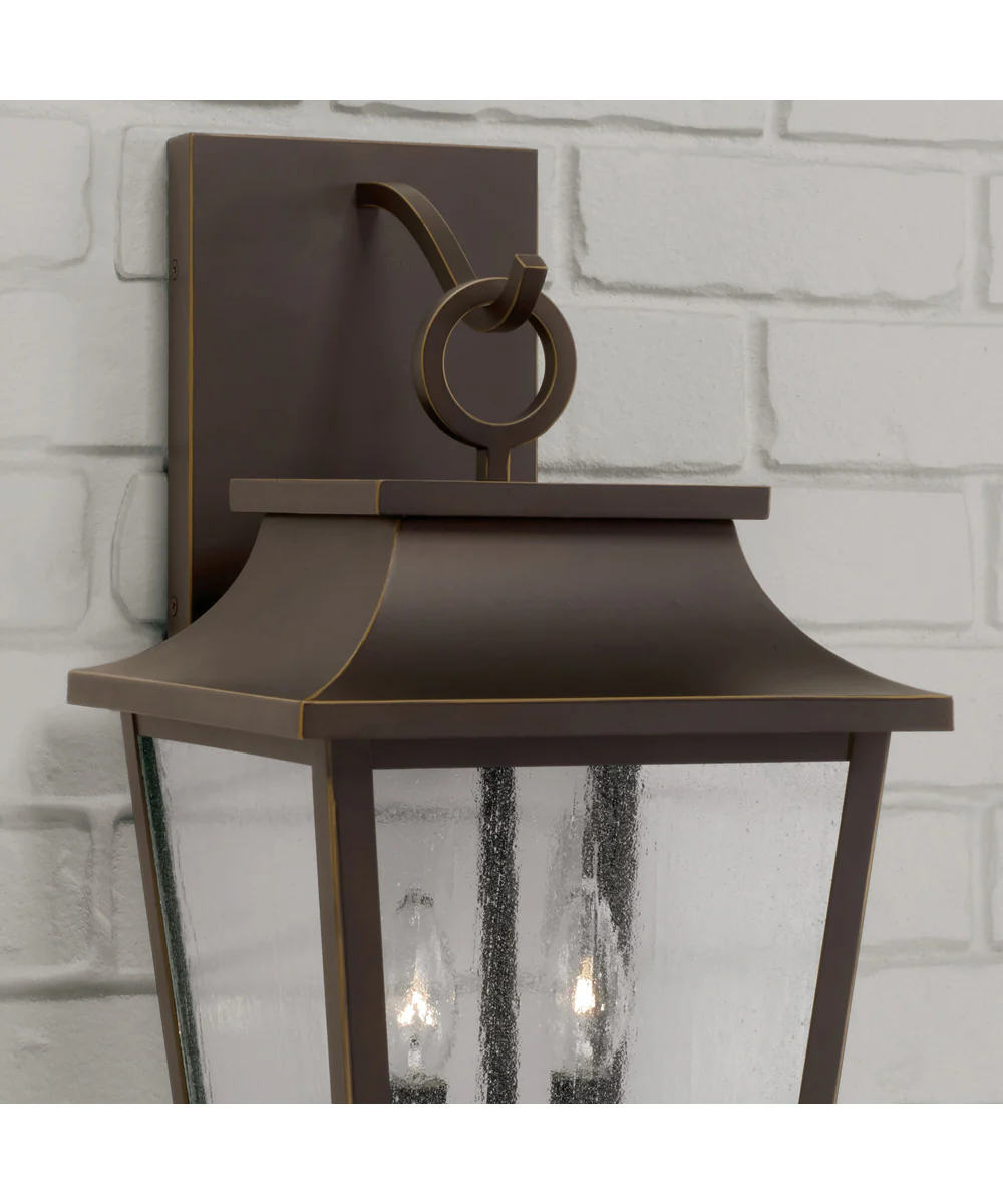 Chandler 2-Light Outdoor Wall-Lantern Oiled Bronze - Image 5