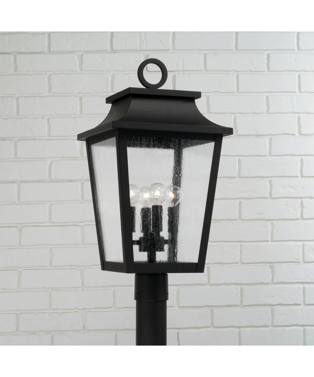 Chandler 4-Light Outdoor Post-Lantern Black - Image 2