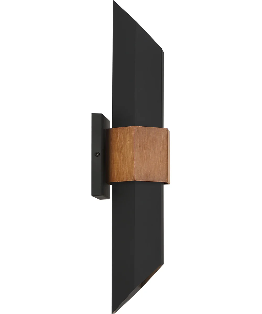 Chasm Large Outdoor Wall Light  Coastal Armour Aluminum Matte Black - Image 5