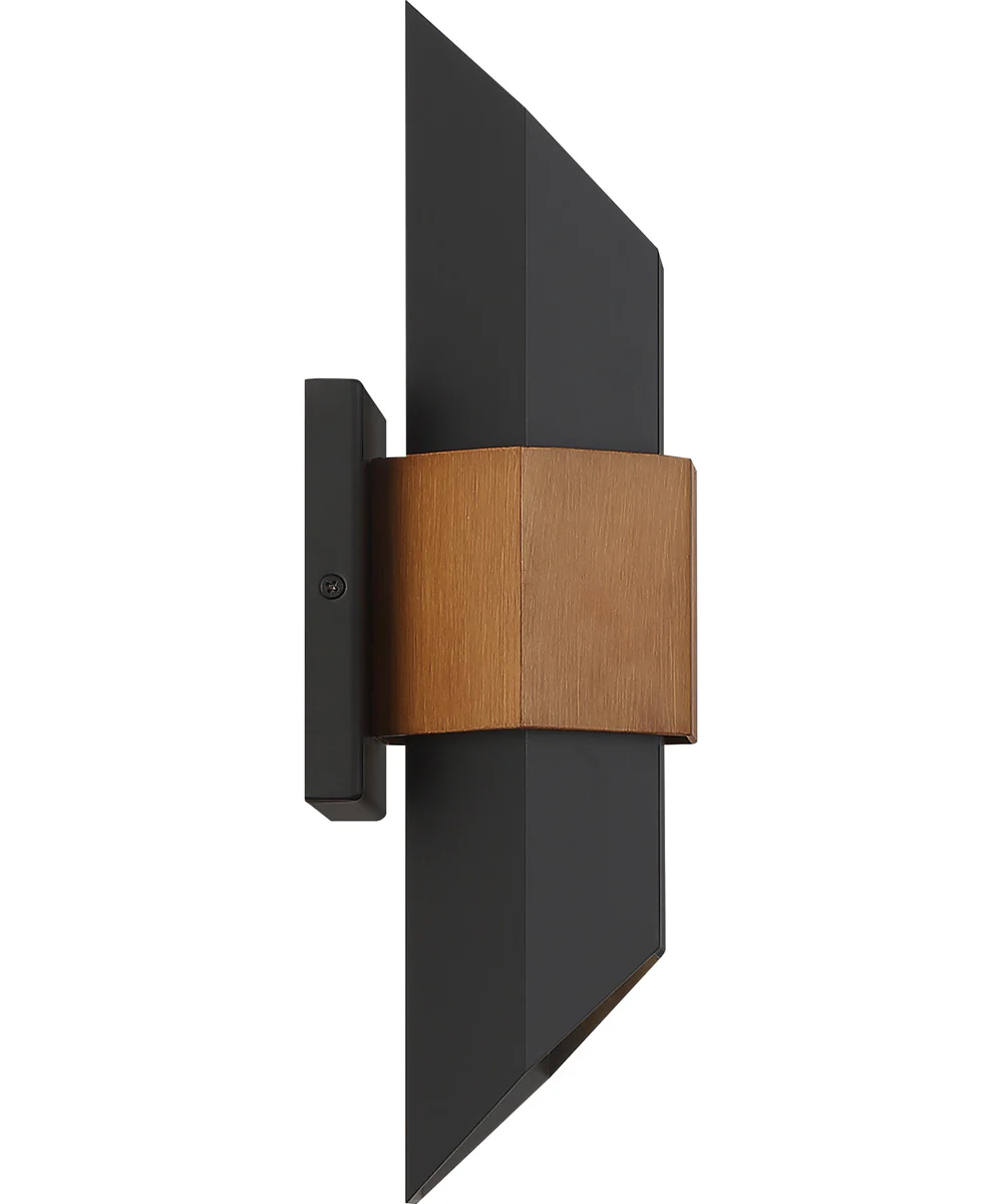 Chasm Medium Outdoor Wall Light Coastal Armour Aluminum Matte Black - Image 5