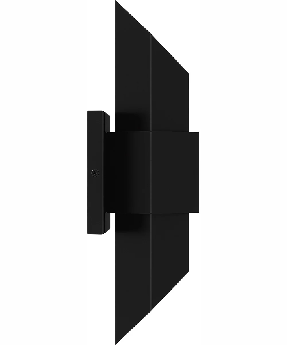 Chasm Medium Outdoor Wall Light  Gold Coastal Armour Aluminum Matte Black - Image 5