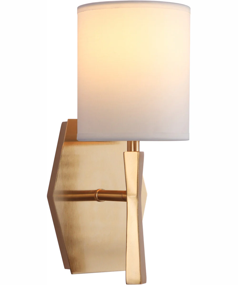 Chatham 1-Light Wall Sconce Satin Brass - Image 2