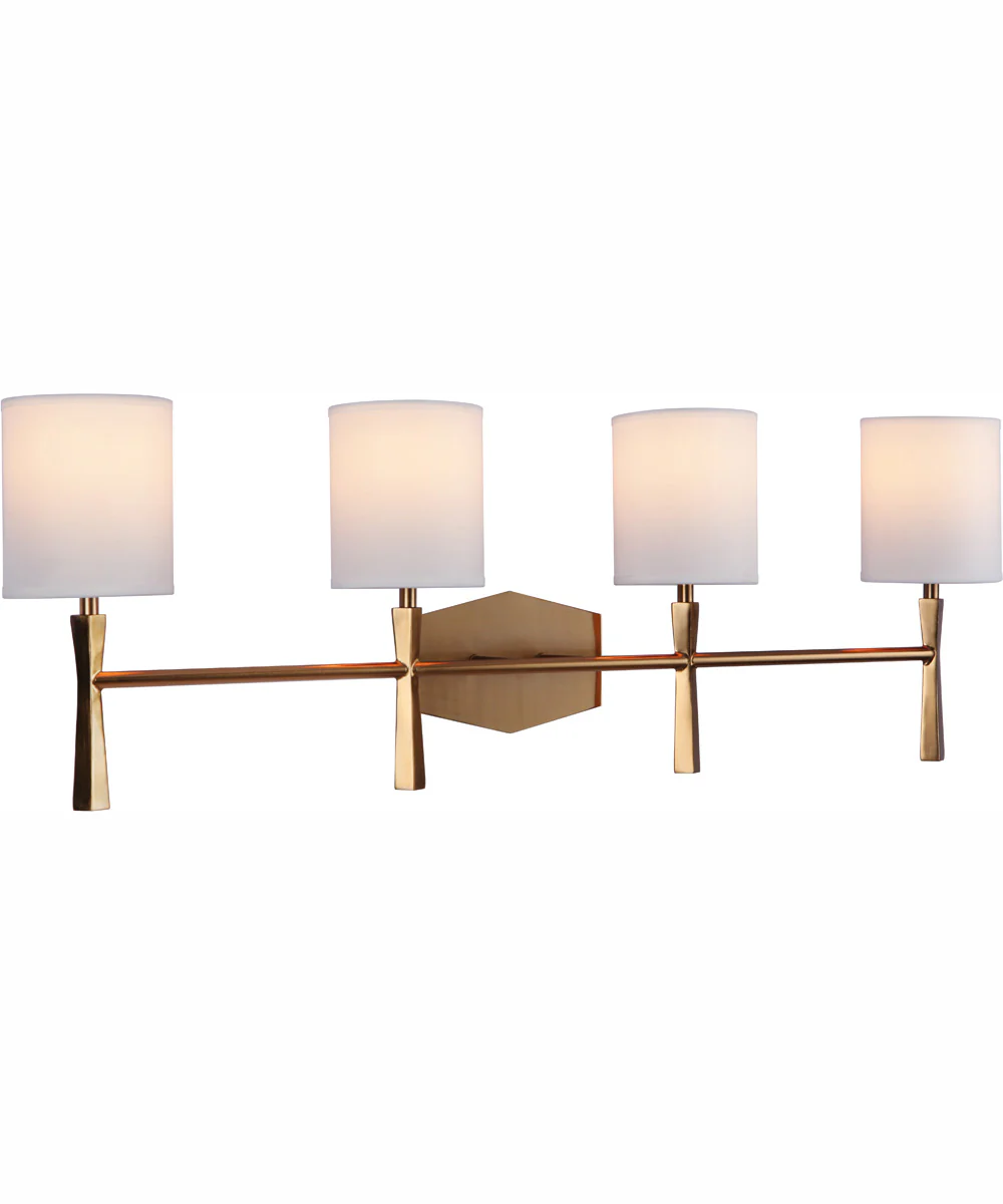 Chatham 4-Light Vanity Satin Brass - Image 2