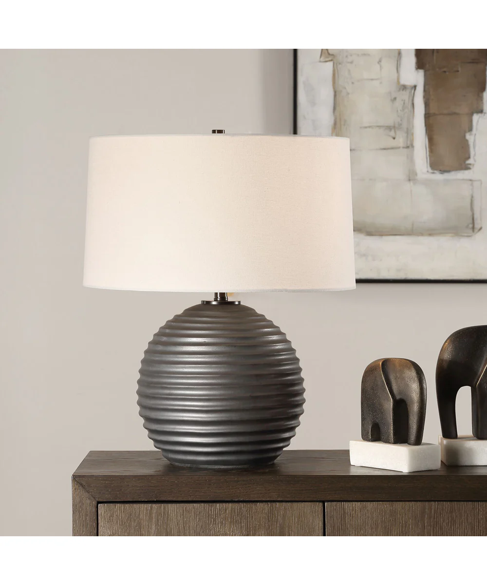 Chelsom Ribbed Table Lamp - Image 2