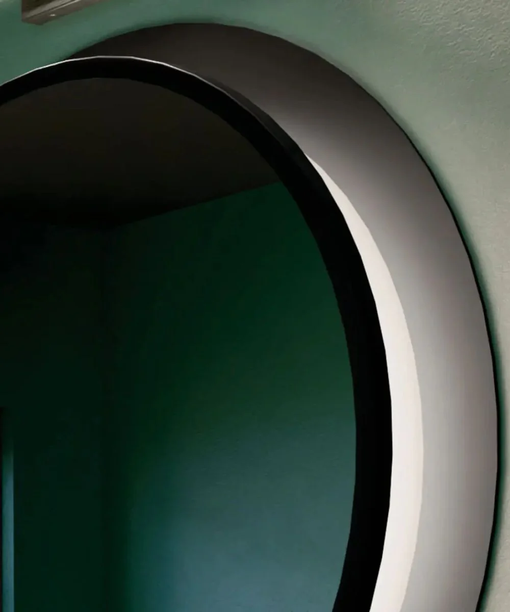 Chennai 30"W Premium Backlit LED Bathroom Vanity Wall Mirror, Satin Nickel Finish  by Kichler - Image 6