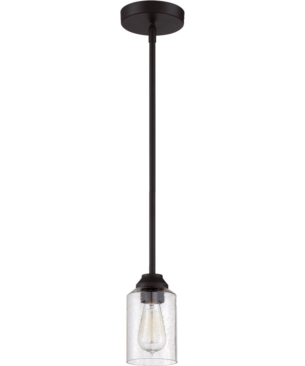 Chicago 1-Light Mini Pendant Flat Black - Image 2