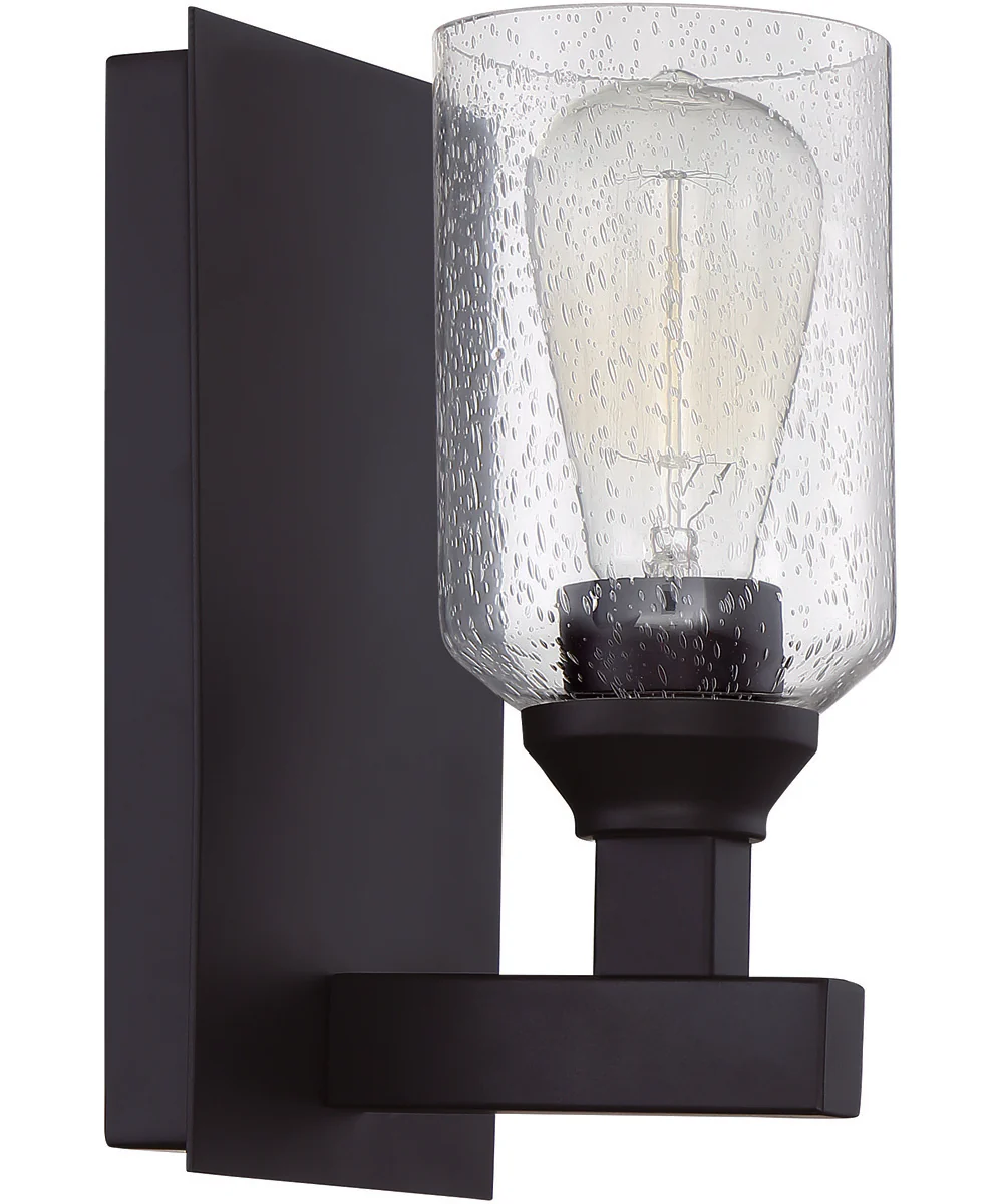 Chicago 1-Light Wall Sconce Flat Black - Image 2