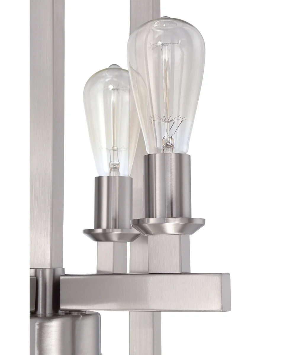 Chicago 4-Light Foyer Brushed Polished Nickel - Image 8