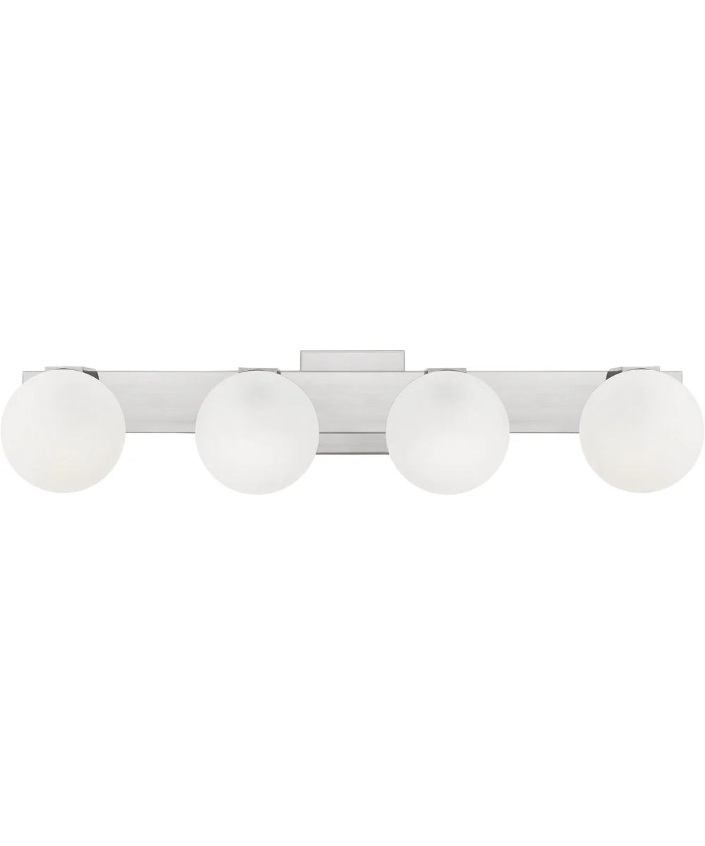 Clements Extra Large 4-light Bath Light Brushed Nickel - Image 3