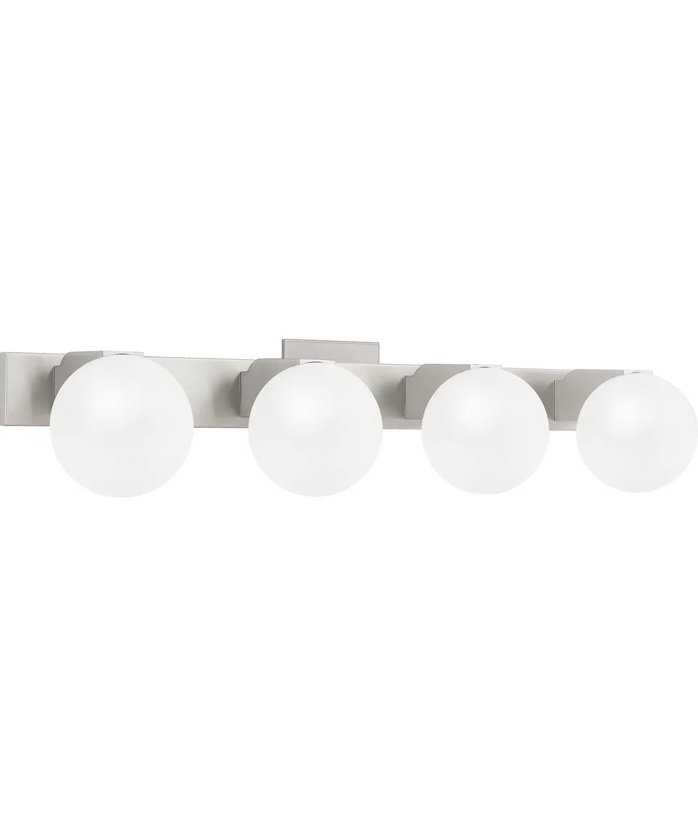 Clements Extra Large 4-light Bath Light Brushed Nickel - Image 4