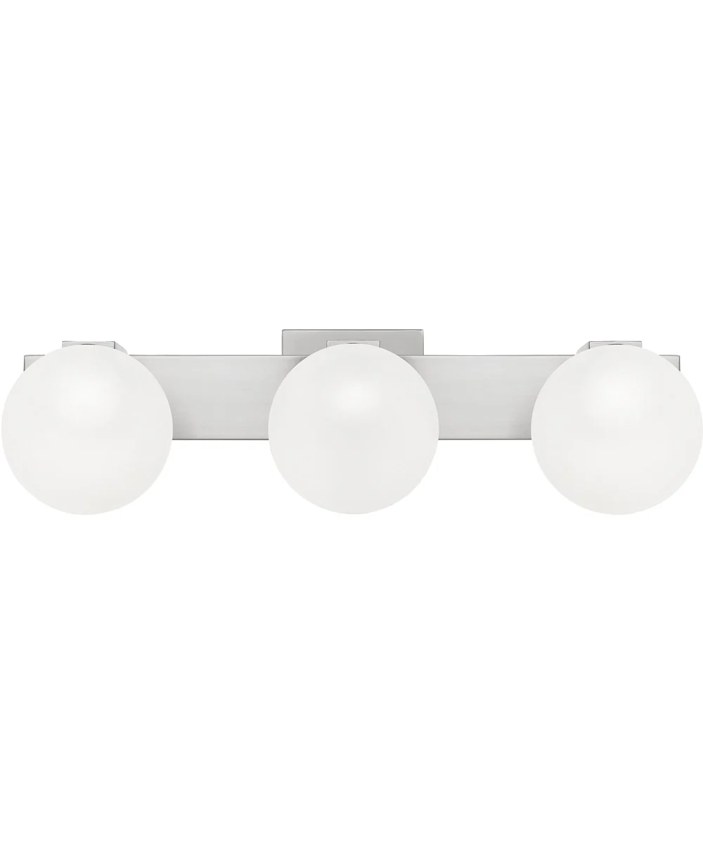 Clements Large 3-light Bath Light Brushed Nickel - Image 2