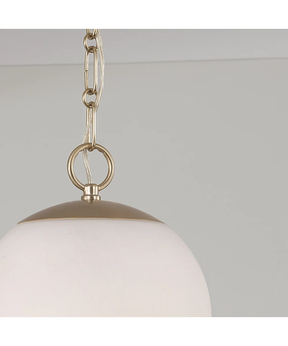 Cleo 1-Light Pendant Matte Brass - Image 3