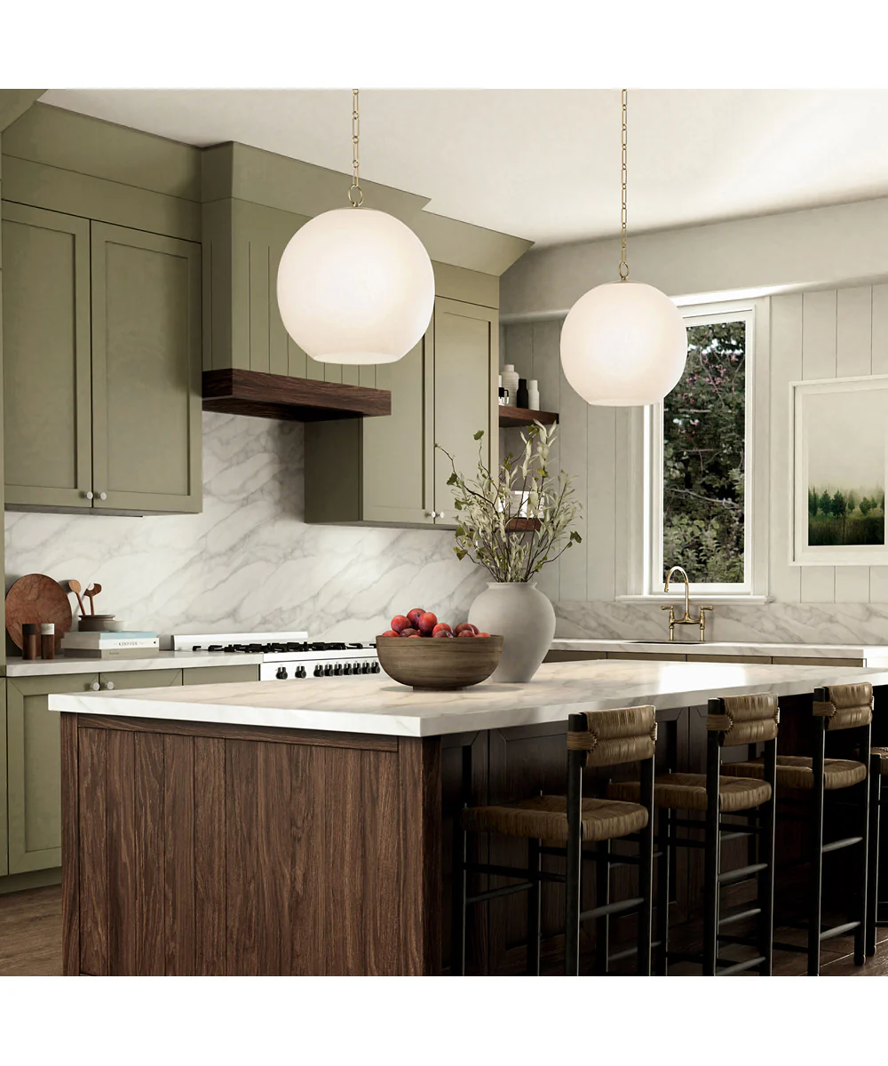 Cleo 1-Light Pendant Matte Brass - Image 2