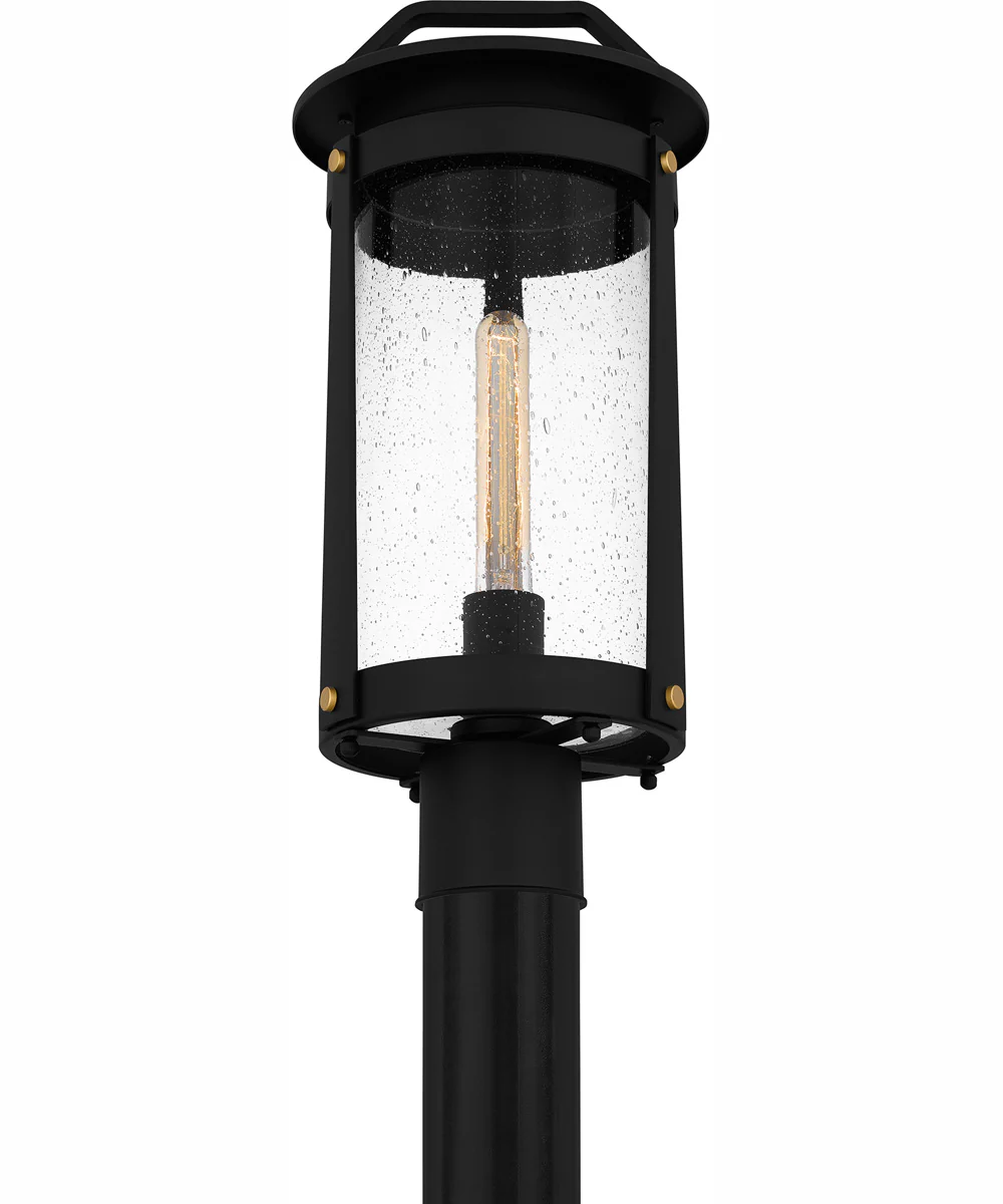 Clifton Large 1-light Outdoor Post Light Coastal Armour Aluminum Earth Black - Image 5