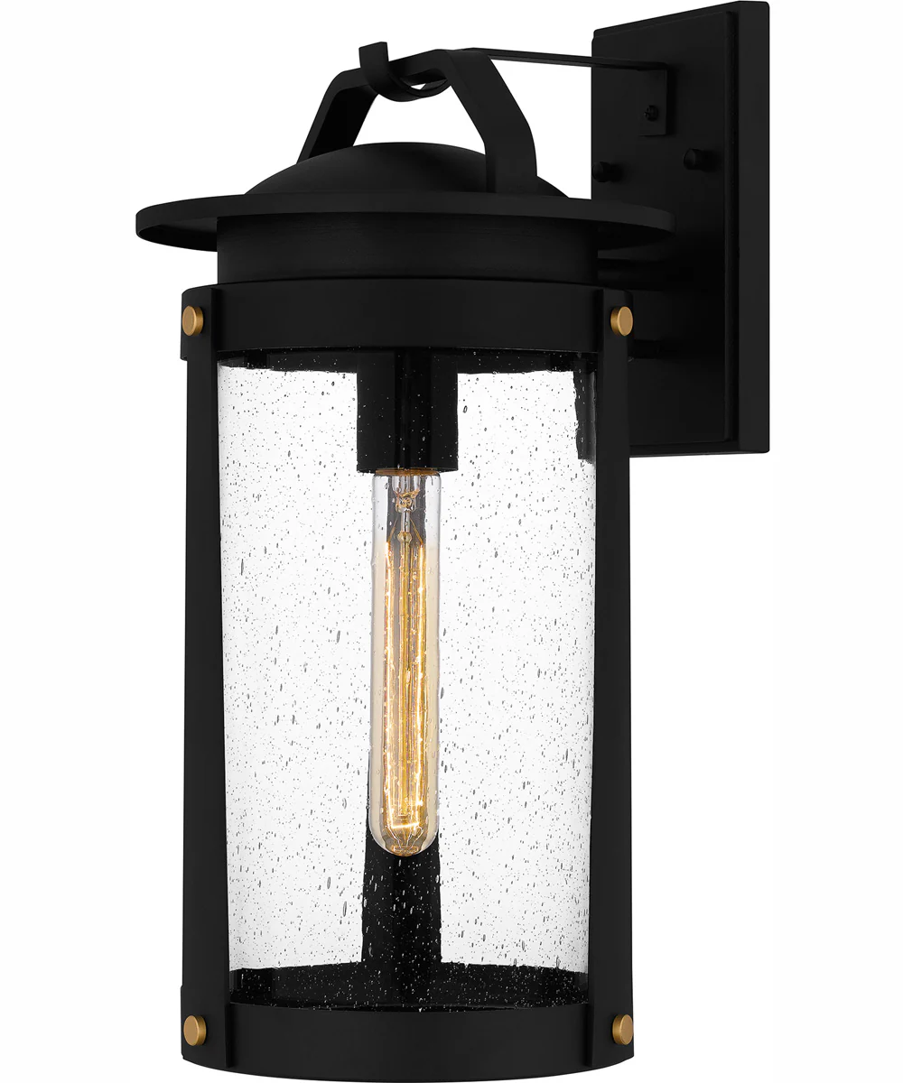 Clifton Large 1-light Outdoor Wall Light  Coastal Armour Aluminum Earth Black