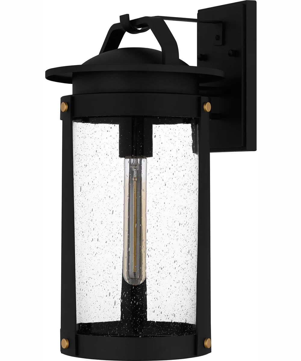 Clifton Large 1-light Outdoor Wall Light  Coastal Armour Aluminum Earth Black - Image 3