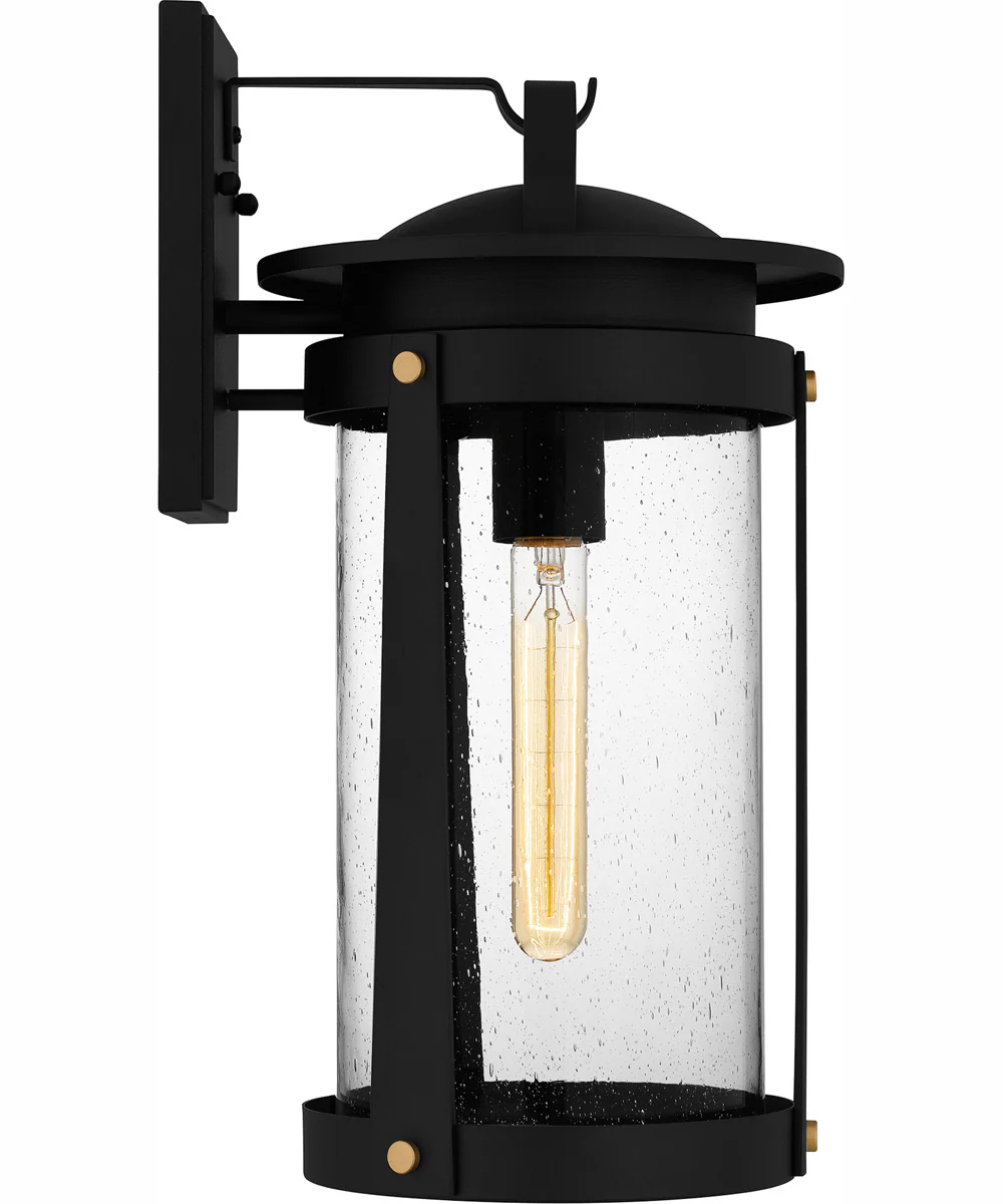Clifton Large 1-light Outdoor Wall Light  Coastal Armour Aluminum Earth Black - Image 5
