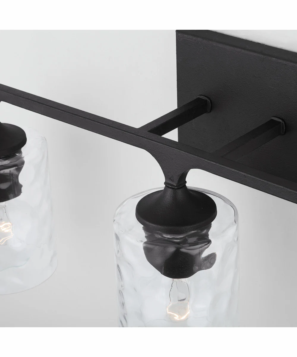 Clint 3-Light Vanity Black Iron - Image 2