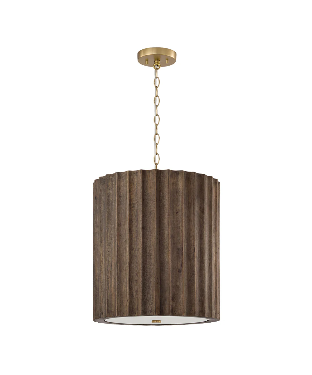 Cody 3-Light Pendant Matte Brass