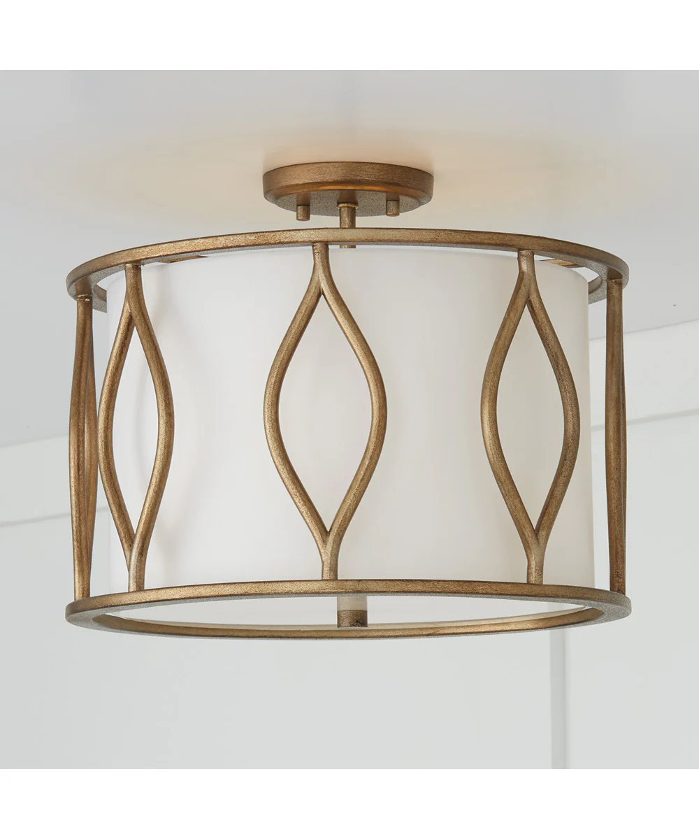 Cohen 3-Light Semi-Flush Mystic Luster - Image 4