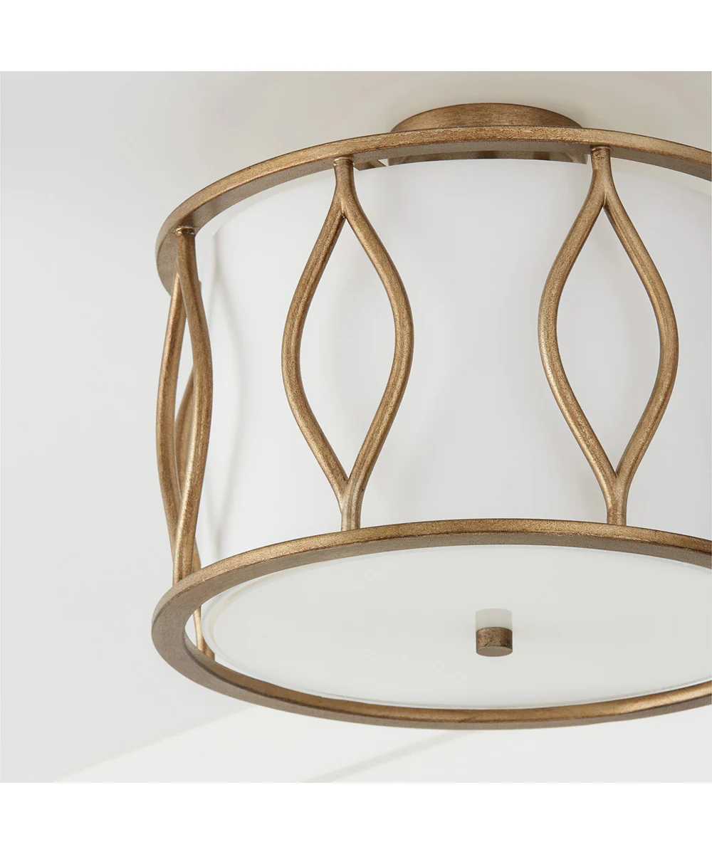Cohen 3-Light Semi-Flush Mystic Luster - Image 5