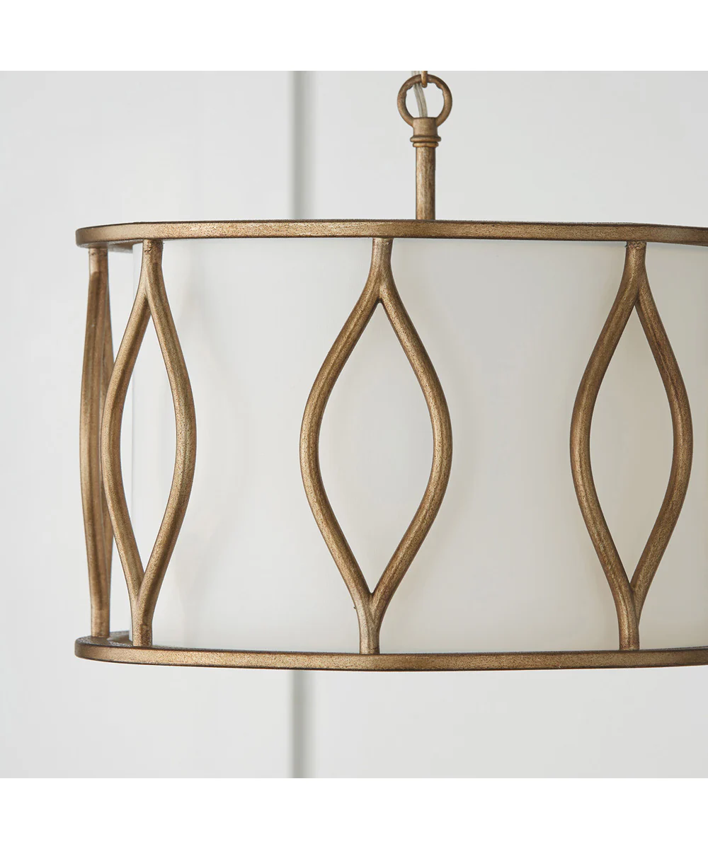 Cohen 3-Light Semi-Flush Mystic Luster - Image 6