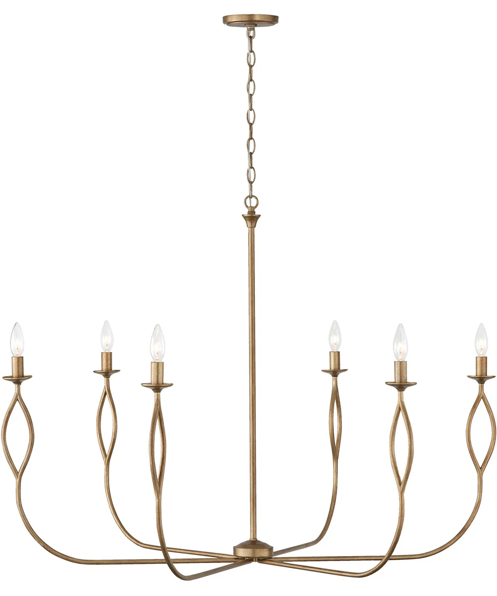 Cohen 6-Light Chandelier Mystic Luster - Image 4