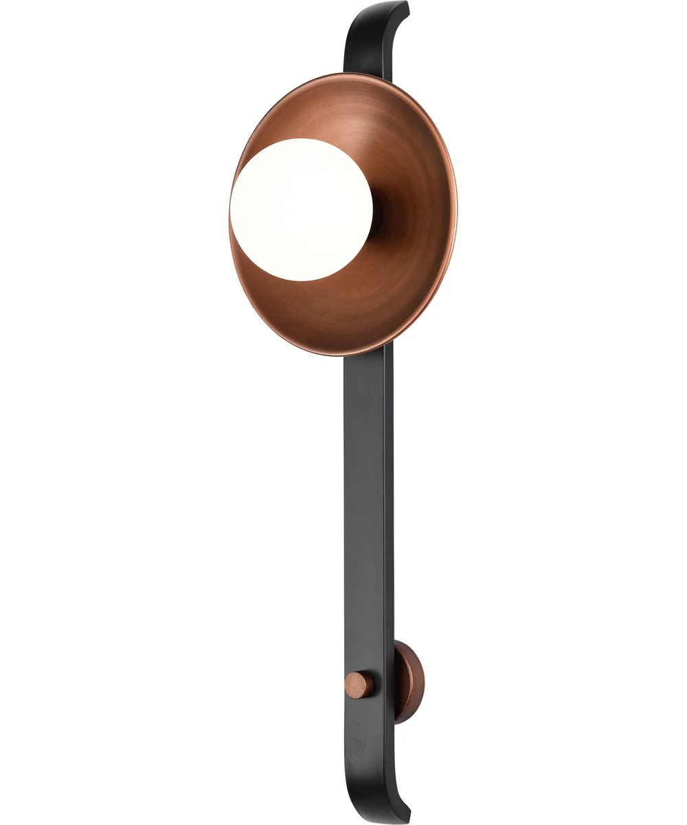 Colby 1-Light Vanity & Wall Matte Black - Image 2