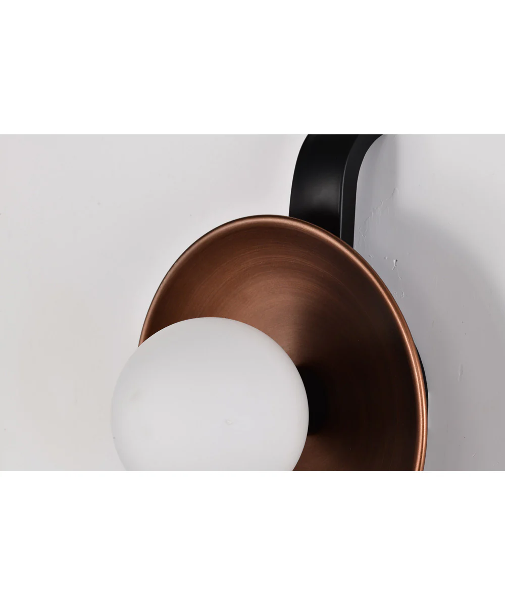 Colby 1-Light Vanity & Wall Matte Black - Image 8