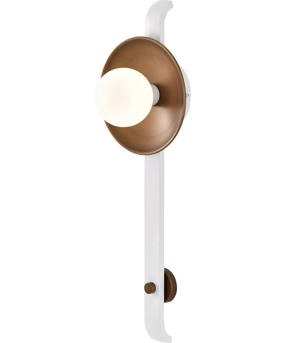 Colby 1-Light Vanity & Wall Matte White - Image 2