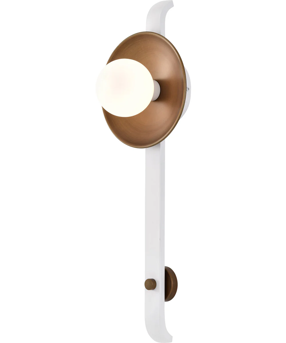 Colby 1-Light Vanity & Wall Matte White - Image 4