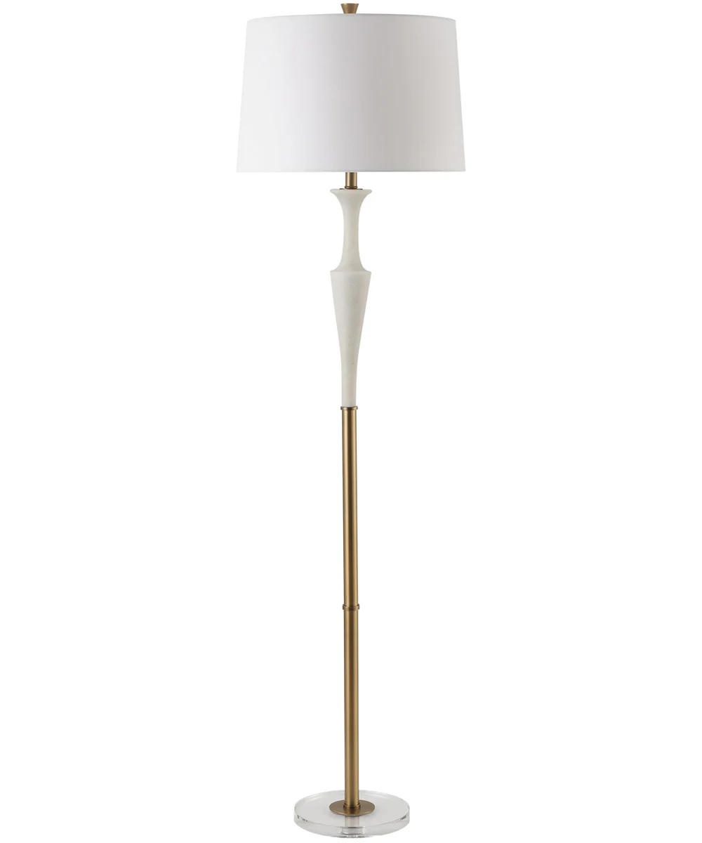 Colette White Stone Floor Lamp - Image 4