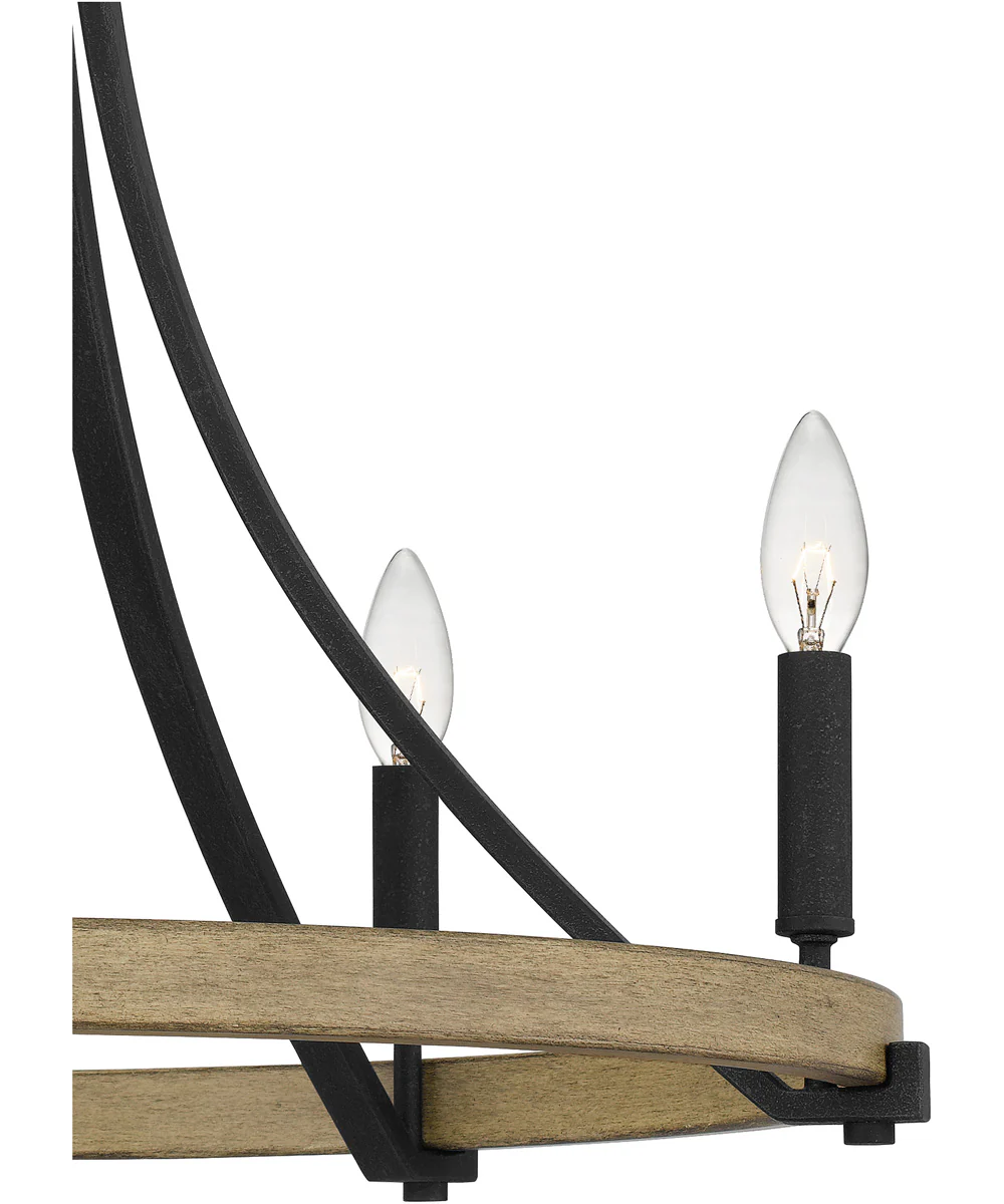 Colombes 5-light Chandelier Grey Ash - Image 6